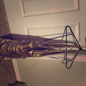 Bebe gold dress, size M great conditions